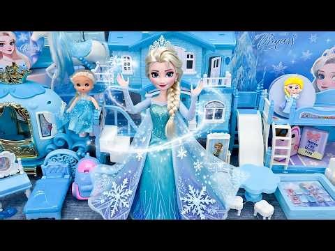 ULTIMATE Elsa Frozen Ice Princess Dream House❄️ Snow Palace Bedroom World Unboxing | Disney Frozen