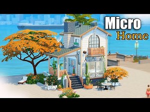 CITY MICRO HOME : The Sims 4 Businesses & Hobbies : #sims4build