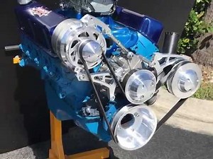 Ford 289, 302, 351W : Ultra 2 Mid-Mount Pulley and Bracket Kit