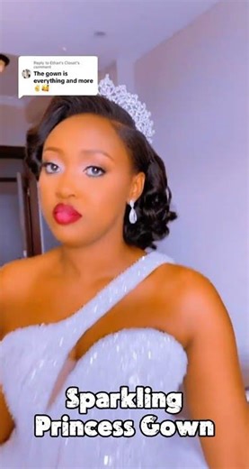 This Sparkling Princess Wedding Dress Is Stunning | Ugandan Bridal Fashion #ugandanjuice #bridal