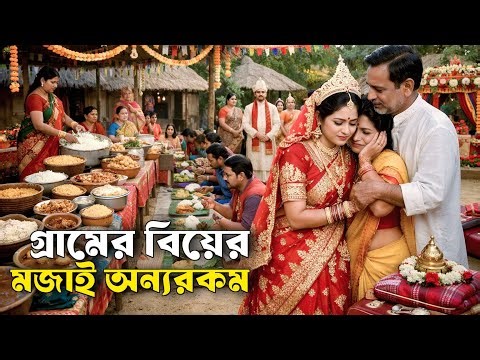 আমার গ্রামের বিয়ে 🤩 বিয়েতে অনেক মানুষের জন্য সাদাভাত, ডাল, সবজি, পোলাউ, রোস্ট, গরু, খাসি 🔥 Wedding