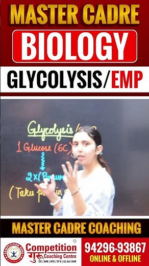 Glycolysis (EMP Pathway) Explained | CSIR UGC NET Life Science Coaching in Chandigarh
