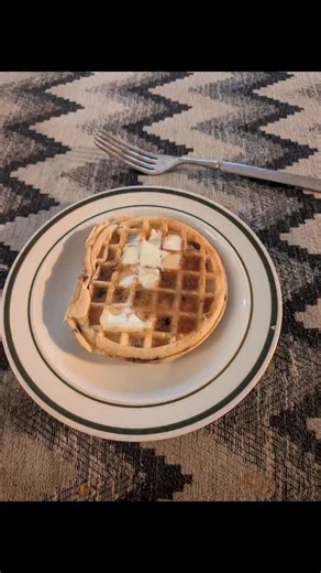 My breakfast was a waffle and lunch was pizza 🍕 and supper is a apple peacon chicken salad | EJ Garland