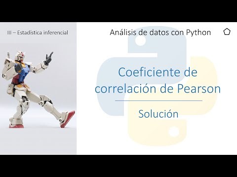 21 - Python Calcular el coeficiente de correlación de Pearson con numpy o scipy (Solución ejercicio)
