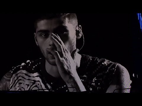 Zayn Malik Crying During Perfomance - OTRA Japan 2/28/15