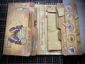 Botanicals, Butterflies & Bugs Folio - Part 4 waterfall and mini file folder