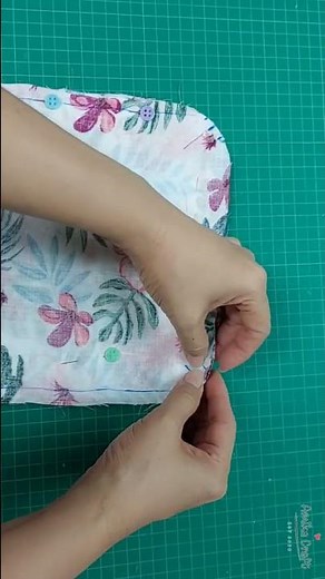 Drawstring Bag Tutorial /Super Simple String Pouch #diy #shorts #sewing