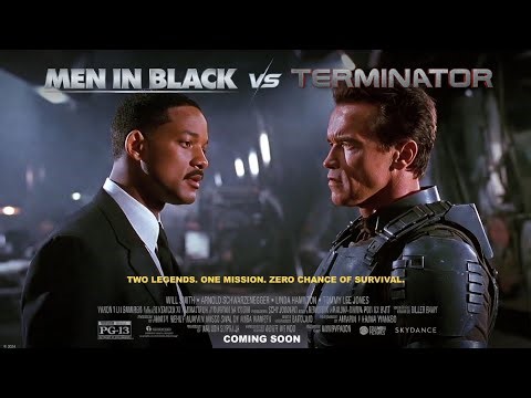 Men in black vs Terminator (will Smith vs Arnold Schwarzenegger) 🎬