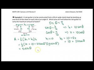 10.3 Global Maxima and Minima: Example 4