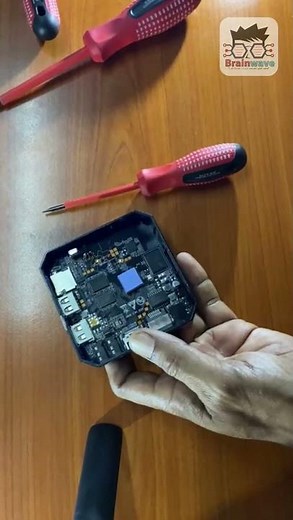 New MINI ULTRA HD ANDROID TV BOX 2023, check what inside #shorts