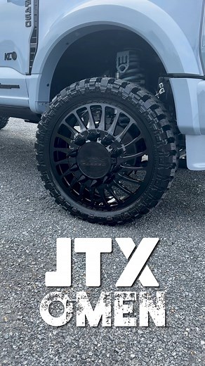 6.2K views · 115 reactions | 26X8.25 JTX OMEN wheels on a 2024 Krietz Custom Glacier Gray Ford F-450 #jtxforged #krietzcustoms #f450 #wicked #foxshocks | Krietz Auto | Facebook