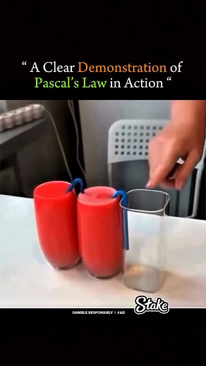 A clear transformation of Pascal’s Law in action! Watch how pressure applied to a confined fluid spreads equally in all directions, creating massive force from a tiny push. This mind blowing hydraulic power shows real world physics, fluid mechanics, and engineering at work. From car brakes to hydraulic lifts, this science principle proves how small effort turns into huge power. Perfect example of smart engineering, mechanical innovation, real life physics experiment, and modern technology in mot
