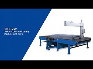 OFS-VW Vertical contour cutting machine with cutting wire - EN/DE