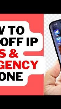 How to Turn Off SOS and Emergency in iPhone | iPhone Tutorial
