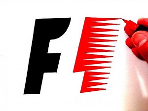 How to Draw the F1 Formula One Logo