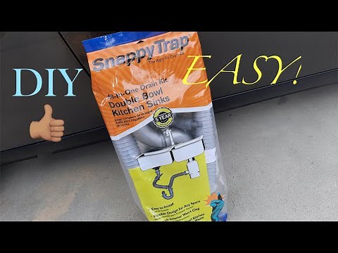 SNAPPY TRAP All_In_One Drain Kit Installation DIY