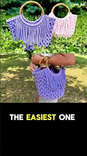 Crochet This Gorgeous Fringe Tote Bag! 🌴 Full Tutorial Below