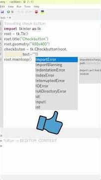 Checkbutton using tkinte #tkinter #coding #programming #py4kidz #checkbutton