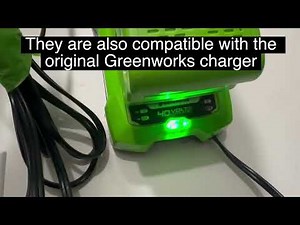 Affordable and more powerful replacement batteries for Greenworks tools