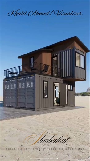 What Makes This $100K Container Home a Minimalist Dream House? 💫#interiordesign #home