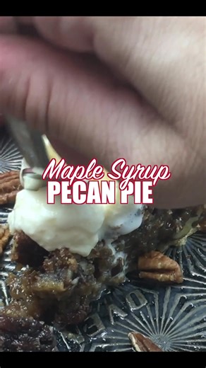 🍁 Pecan Pie With Maple Syrup 🍁 ✅ Comment MAPLEPECAN and I'll DM it! https://www.backtomysouthernroots.com/pecan-pie-recipe-without-corn-syrup-maple-pecan-pie/ | Back To My Southern Roots