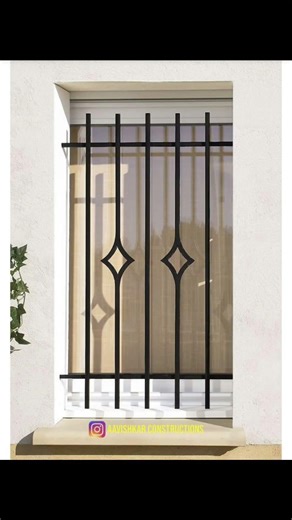 Modern Window Grils designs. #modernhouse #construction #interiordesign #civilengineer #msgrill