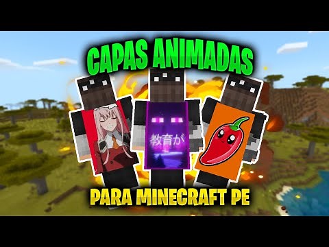 💥CAPAS Animadas para MINECRAFT PE (Bedrock)💥
