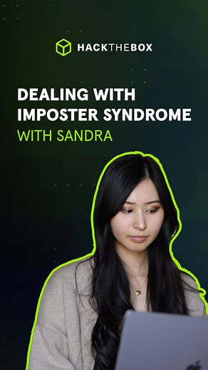 Hack The Box on Instagram: "You’re not alone 欄 Many professionals face imposter syndrome, and it can be a real challenge to deal with! Sandra Liu is joining us on our mission to inspire security leaders and professionals to raise awareness and fight against the rising stress, fatigue, and burnout problem in cyber teams. #StressAwarenessMonth"