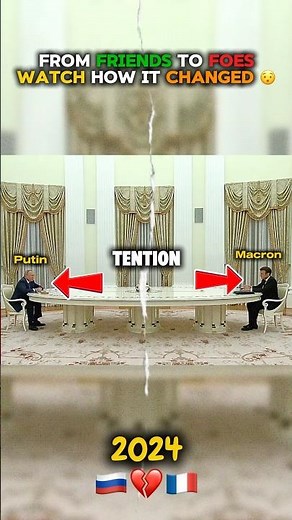 Putin & Macron: From Friendship to Friction | 2017 vs 2024 Comparison 😮