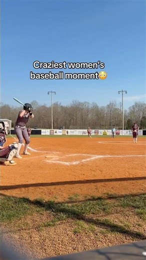 Craziest women’s baseball moment #shorts