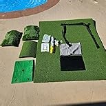 Amazon.com : MyVoice Pro 4-in-1 Thickened Golf Mat Premium 5x4ft Golf Hitting Mat, 4 Interchangeable Inserts for Practice Driving, Chipping, Swing, Versatile for Indoor and Outdoor Training, Ideal for All Golfers : Sports & Outdoors