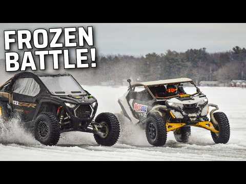 Maverick R goes ICE RACING and we get a NEW ITP tire!