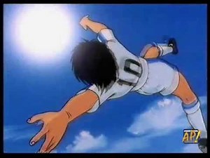 Oliver Atom y Tom Baker haciendo el tiro combinado