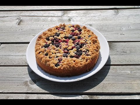 Ma Tarte aux fruits rouges façon crumble