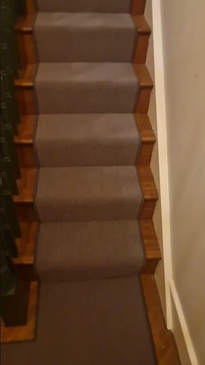 Carpet Stair runner installation, including tailored landings
