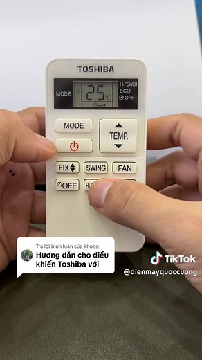 Cách thiết lập máy lạnh Toshiba cho ngày nóng