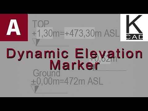 #autocad _7 Blocks | Dynamic Elevation Marker | Insert field no LISP - FULL