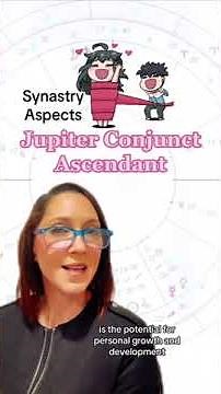 Astrology Compatibility - Jupiter Conjunct Ascendant Relationship Chart Synastry #astrologyjane