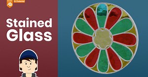 ArtStation - How to make a stained glass window in Blender [3.2]