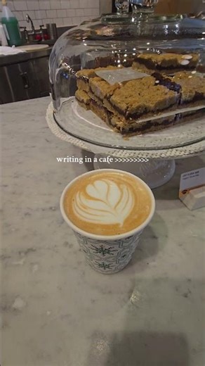 Writing with a latte is my fav #author #booktok #authortube