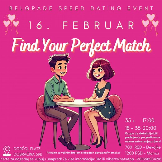 Učestvujte na Speed Datingu