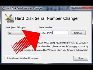 Change Hdd Serial Number