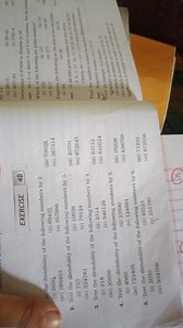 Test the divisibility of the following numbers:By 2:   2650... | Filo