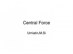 Central Force - SlideServe