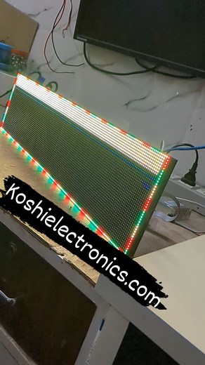 10K views · 167 reactions | P4 animation #led #display | Koshi electronics | Facebook