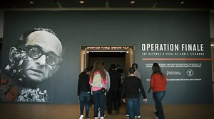 The traveling special exhibit "Operation Finale: The Capture & Trial of Adolf Eichmann" will be on view in the new Hall of Democracy Special Exhibition Hall from October 17, 2019, to January 5, 2020. "Operation Finale" is a coproduction of The Mossad: Israeli Secret Intelligence Service; Museum of the Jewish People at Beit Hatfutsot, Tel Aviv, Israel; and the Maltz Museum of Jewish Heritage in Cleveland, Ohio. Sponsorship for "Operation Finale" is generously provided by Perry and Marty Granoff. 