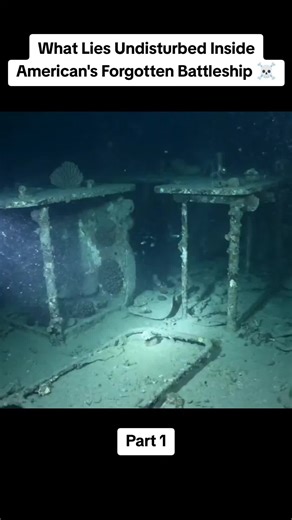 What Lies Undisturbed Inside American's Forgotten Battleship ☠️. #treasurefinds #treasure #underwaterdiscovery #underwater #fyp