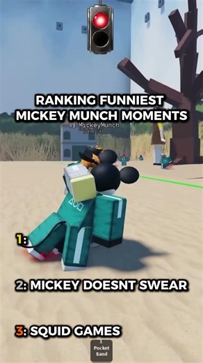 RANKING FUNNIEST MICKEY MUNCH MOMENTS #shorts #roblox
