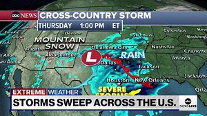 ABC News Meteorologist Melissa Griffin fills Terry Moran in on the severe storms sweeping across the country this week. | ABC News Live