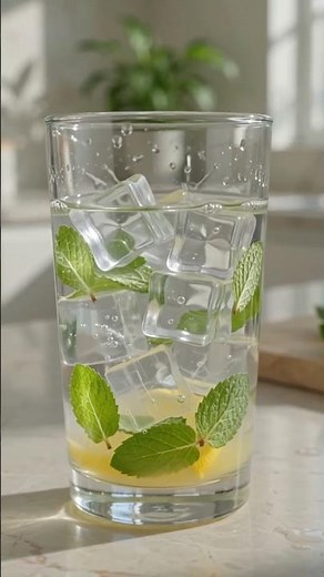 Aloe Vera Lemon Mint Drink 🌿 | Healthy Morning Drink | #Refreshing #Wellness #Recipe